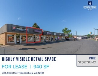 Plus de détails pour 330-340 Amaret St, Fredericksburg, VA - Local commercial à louer