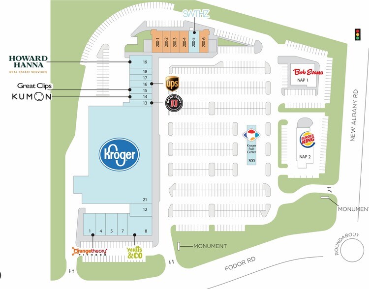 5125-5211 New Albany Rd, New Albany, OH à louer - Plan de site – Image 3 sur 3