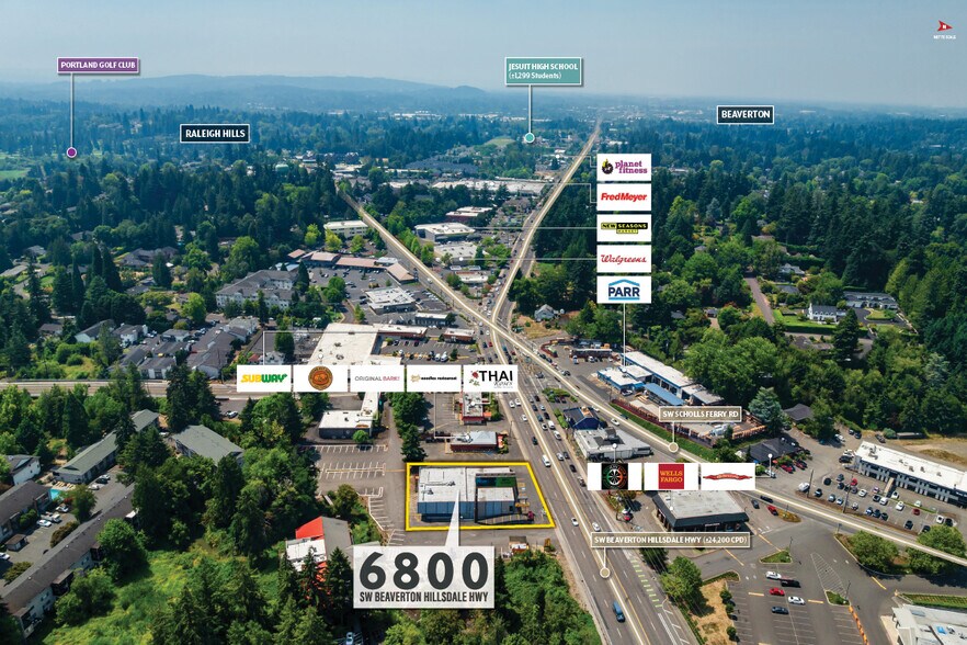 6800 SW Beaverton Hillsdale Hwy, Portland, OR à vendre - Photo de l’immeuble – Image 2 sur 5