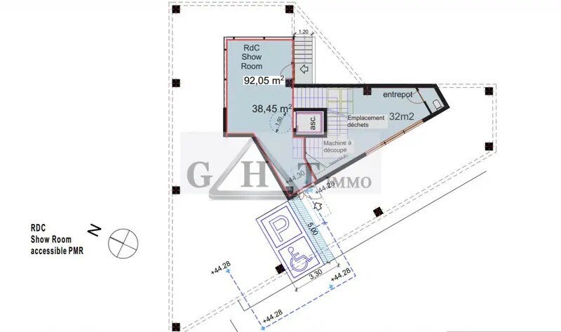 Local commercial dans La Colle-sur-Loup à louer Plan d’étage– Image 1 sur 6
