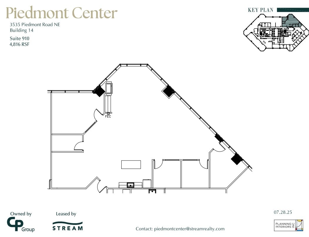 3495 Piedmont Rd NE, Atlanta, GA à louer Plan d’étage– Image 1 sur 1