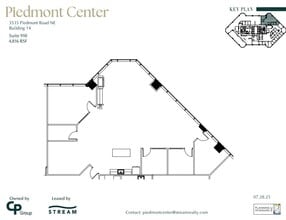 3495 Piedmont Rd NE, Atlanta, GA à louer Plan d’étage– Image 1 sur 1