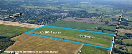 13555 10th Conc, Nobleton, ON - VUE AÉRIENNE  vue de carte