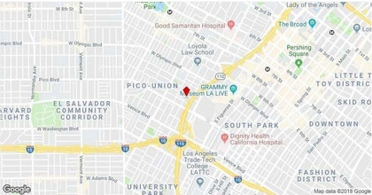 1330 W 12th St, Los Angeles, CA - VUE AÉRIENNE  vue de carte