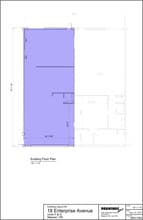 18 Enterprise Ave, Ottawa, ON à louer Plan d’étage– Image 2 sur 25