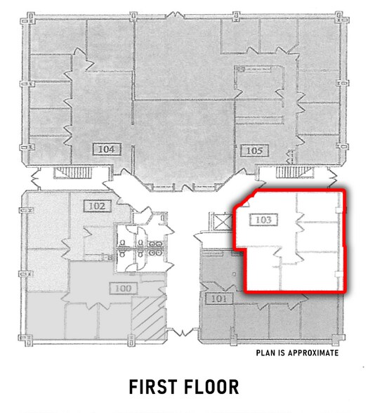 2090 Linglestown Rd, Harrisburg, PA à louer - Plan d’étage – Image 2 sur 3