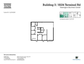 8536 Terminal Rd, Lorton, VA à louer Plan d’étage– Image 1 sur 1