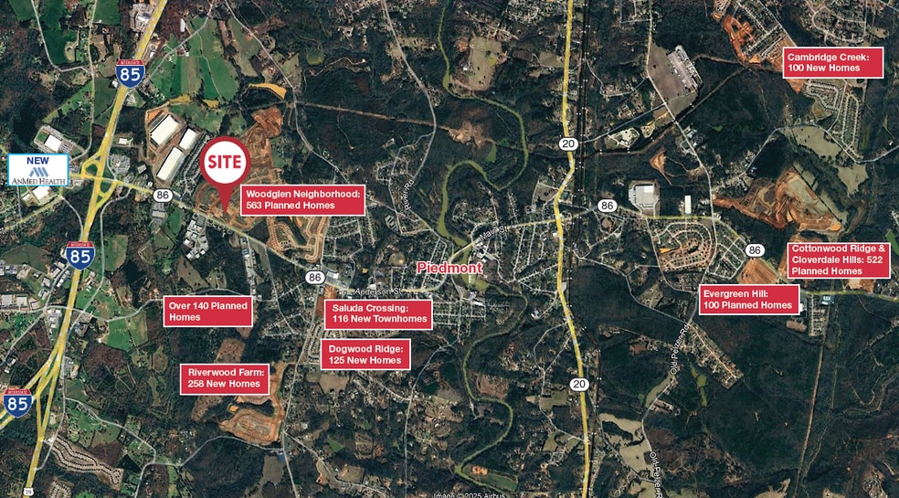1505 Highway 86, Piedmont, SC à louer - Aérien – Image 2 sur 3