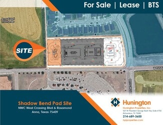 Plus de détails pour NWC West Crossing Blvd, Anna, TX - Terrain à louer
