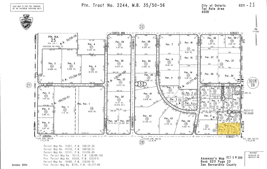 4295 Jurupa St, Ontario, CA à louer - Plan cadastral – Image 3 sur 7