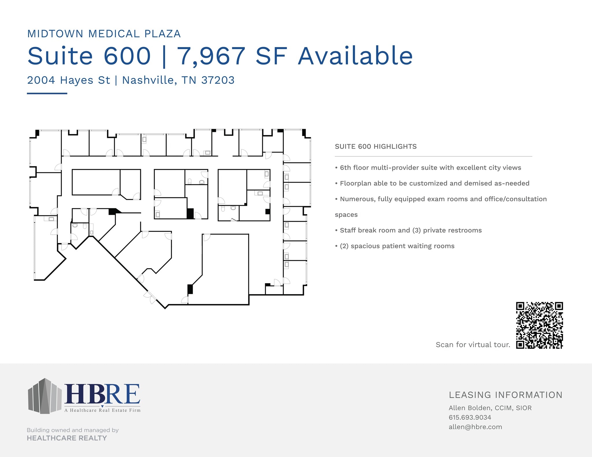 2004 Hayes St, Nashville, TN à louer Plan de site– Image 1 sur 1