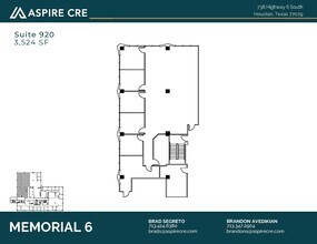 738 Highway 6 S, Houston, TX à louer Plan d’étage– Image 1 sur 1