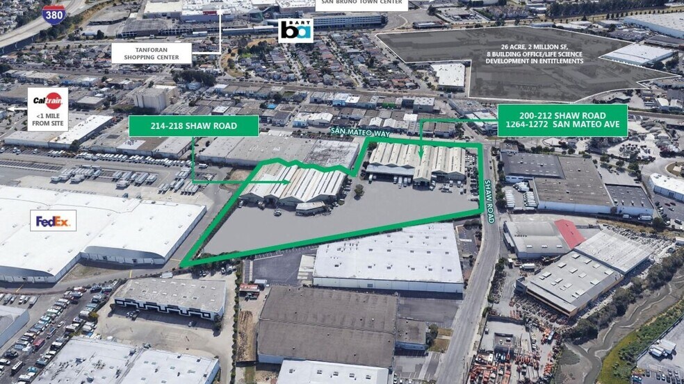 200-212 Shaw Rd, South San Francisco, CA à louer - Photo principale – Image 1 sur 8