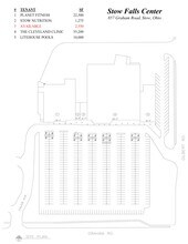 837-887 Graham Rd, Stow, OH à louer Plan de site– Image 1 sur 1