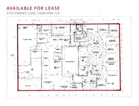 7755 Pardee Ln, Oakland, CA à louer Plan d’étage– Image 1 sur 1