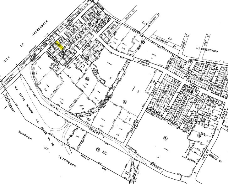 252-254 Green St, South Hackensack, NJ à vendre - Plan cadastral – Image 2 sur 3