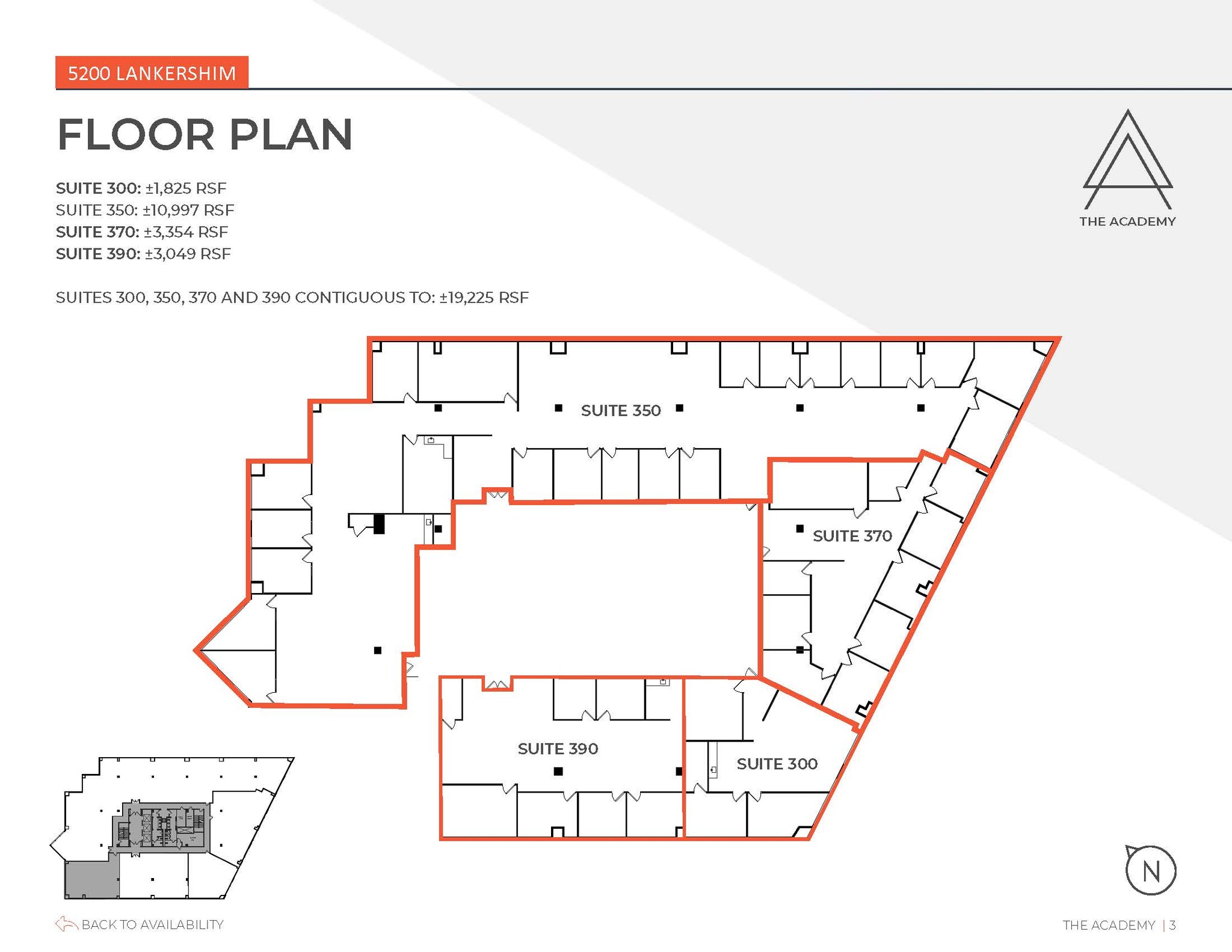 5200 Lankershim Blvd, North Hollywood, CA à louer Plan d’étage– Image 1 sur 1