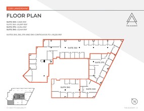 5200 Lankershim Blvd, North Hollywood, CA à louer Plan d’étage– Image 1 sur 1