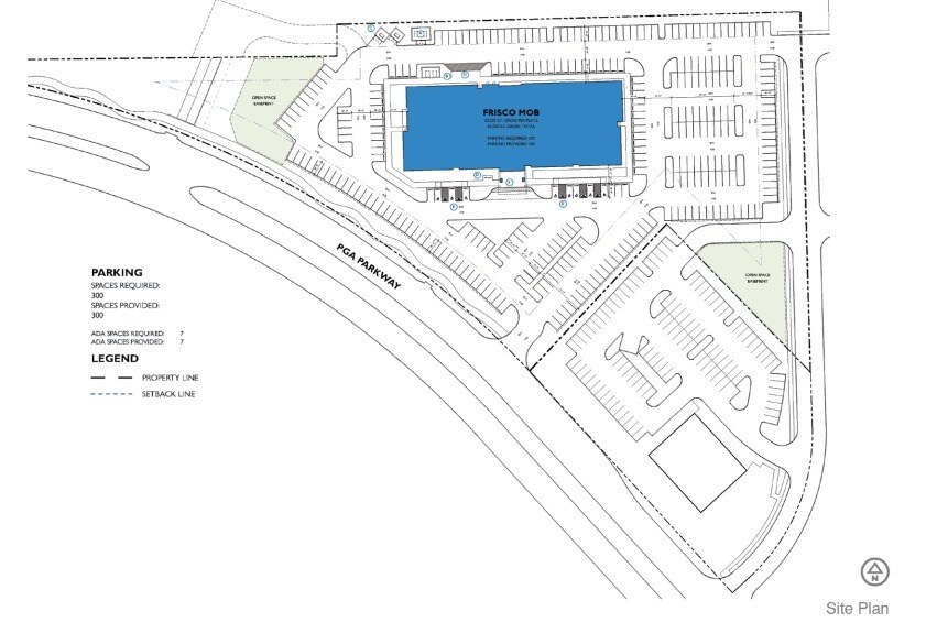 NWQ of PGA Pkwy & Heritage Way, Frisco, TX à louer - Plan de site – Image 2 sur 5