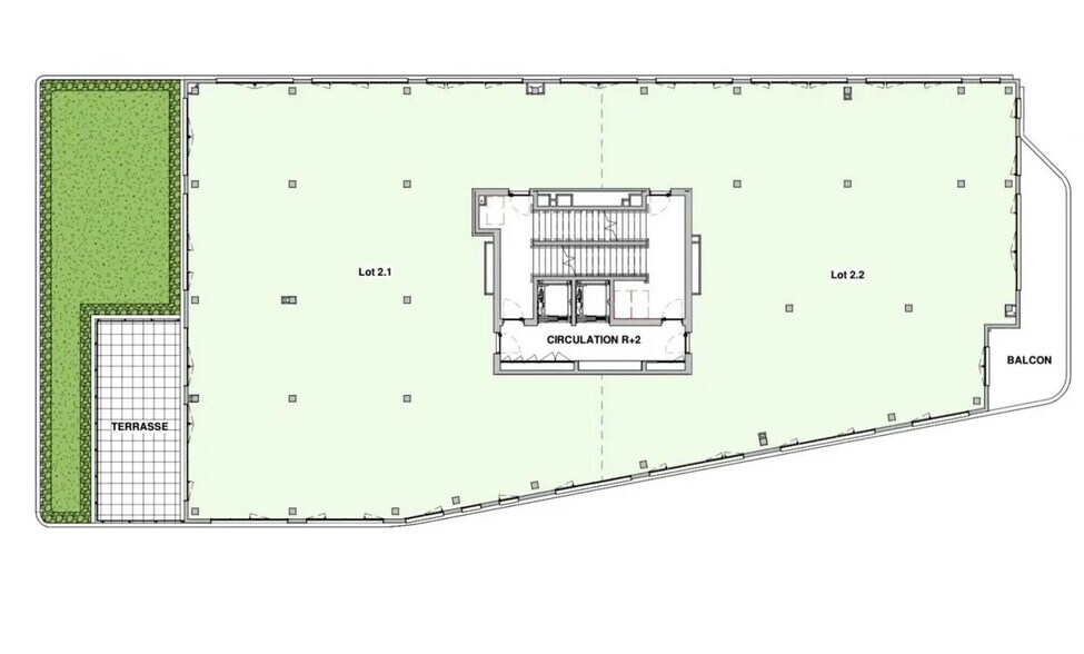 Bureau dans Sainte-Luce-sur-Loire à louer - Plan d’étage – Image 3 sur 4