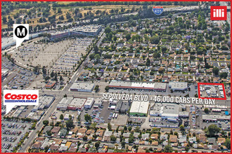 6265 Sepulveda Blvd, Van Nuys, CA - VUE AÉRIENNE  vue de carte - Image1