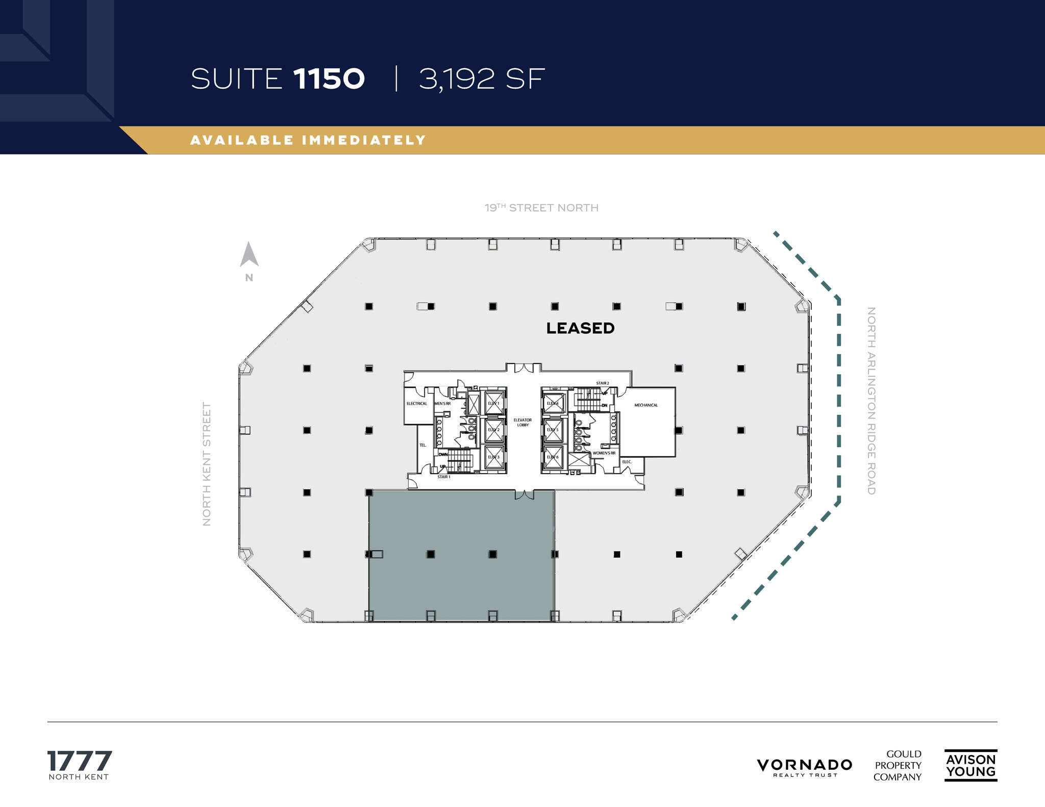 1777 N Kent St, Arlington, VA à louer Plan d’étage– Image 1 sur 1