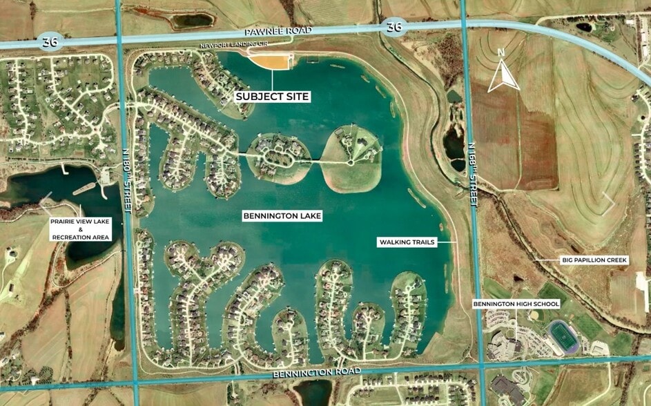 Lot 2 Newport Landing, Bennington, NE à vendre - Aérien – Image 2 sur 3