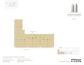 3400 Peachtree Rd NE, Atlanta, GA à louer Plan de site– Image 1 sur 1