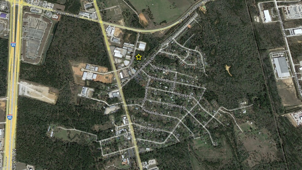 3705 Hilltop Dr, Conroe, TX à vendre - Aérien – Image 2 sur 4