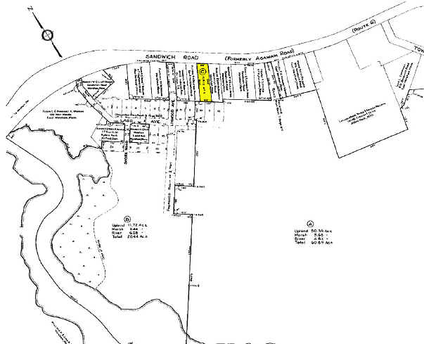 215 Sandwich Rd, Wareham, MA à louer Plan cadastral– Image 1 sur 6
