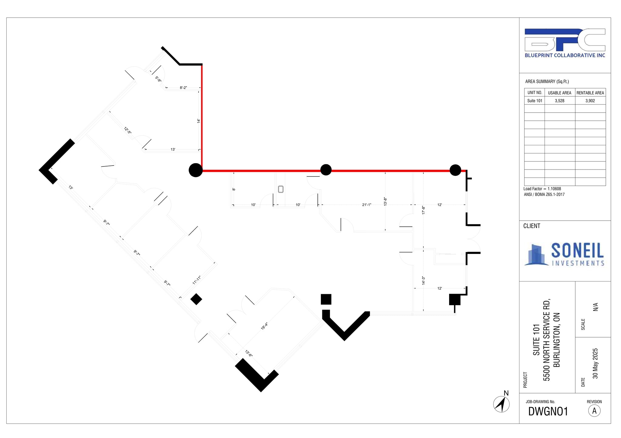 5500 N Service Rd, Burlington, ON à louer Plan de site– Image 1 sur 26