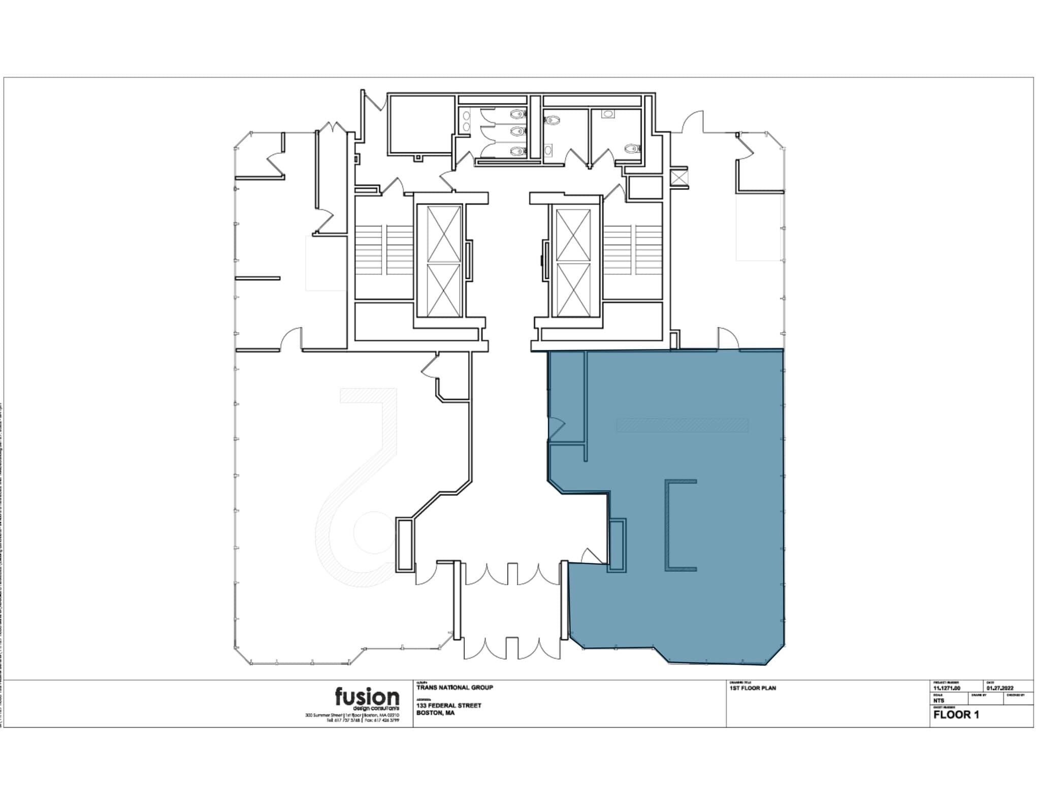 133 Federal St, Boston, MA à louer Plan de site– Image 1 sur 1