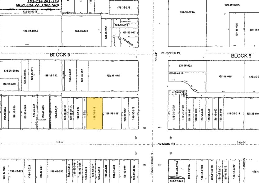 120 W Main St, Mesa, AZ à louer - Plan cadastral – Image 3 sur 8