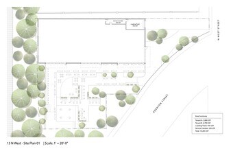 15 N West St, Raleigh, NC à louer Plan de site– Image 1 sur 3