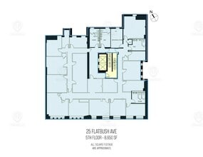 21-25 Flatbush Ave, Brooklyn, NY à louer Plan d’étage– Image 1 sur 1