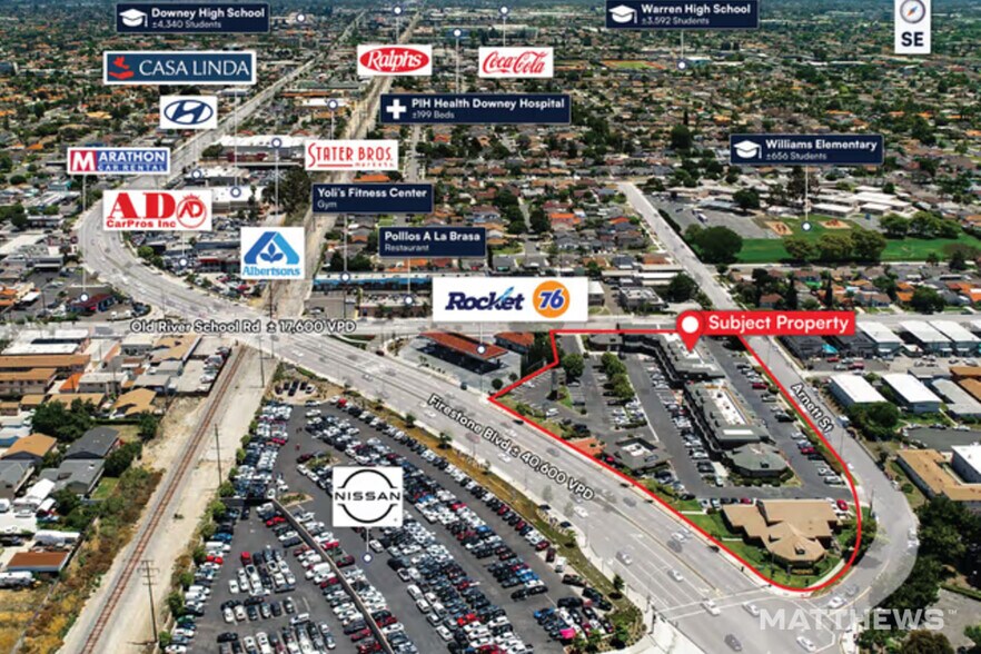 7300-7340 Firestone Blvd, Downey, CA à louer - Photo de l’immeuble – Image 3 sur 3