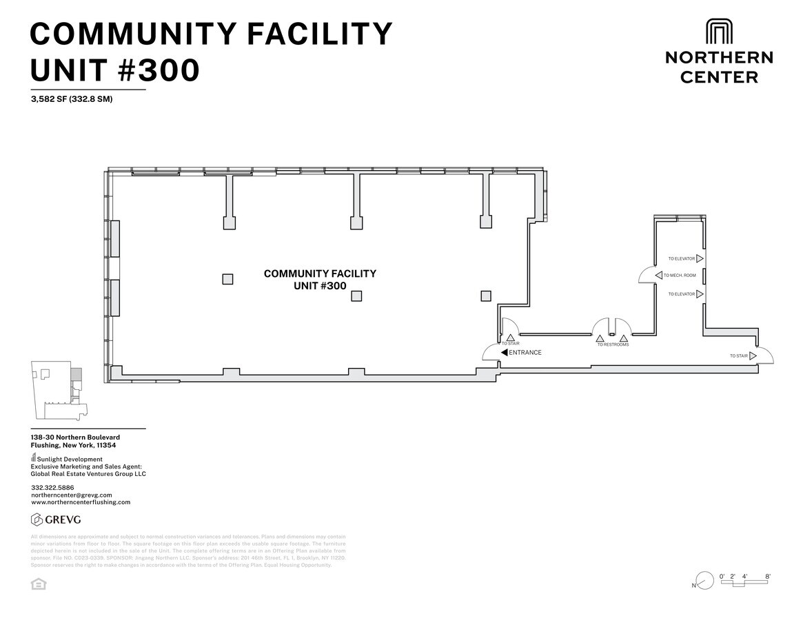 13830 Northern Blvd, Flushing, NY 11354 - Lot C300 -  - Plan d’étage - Image 1 of 1