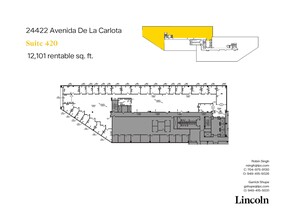 24422 Avenida De La Carlota, Laguna Hills, CA à louer Plan d’étage– Image 1 sur 8