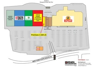 131 Route 52 E, Liberty, NY à louer Plan de site– Image 2 sur 2