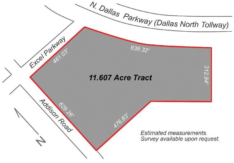 16641 N Dallas Pky, Addison, TX à vendre - Plan cadastral – Image 3 sur 6
