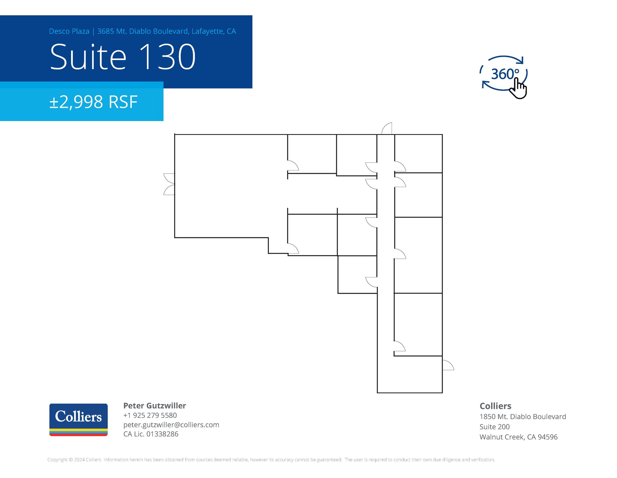3685 Mount Diablo Blvd, Lafayette, CA à louer Plan d’étage– Image 1 sur 1
