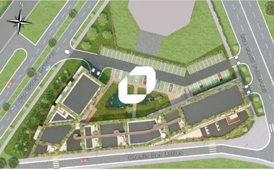 Bureau dans Aulnoy-lez-Valenciennes à louer - Plan d’étage – Image 2 sur 5