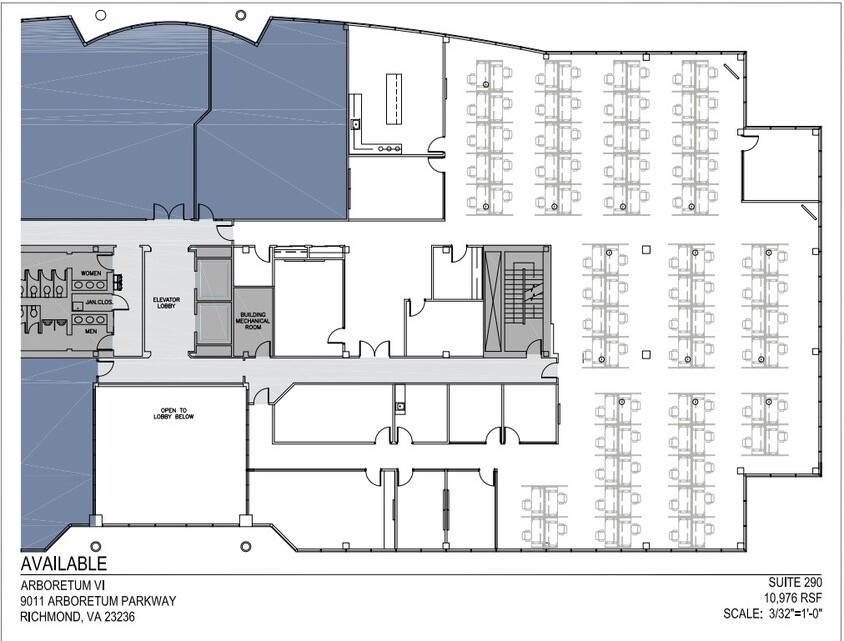 9011 Arboretum Pky, Richmond, VA à louer Plan d’étage– Image 1 sur 4