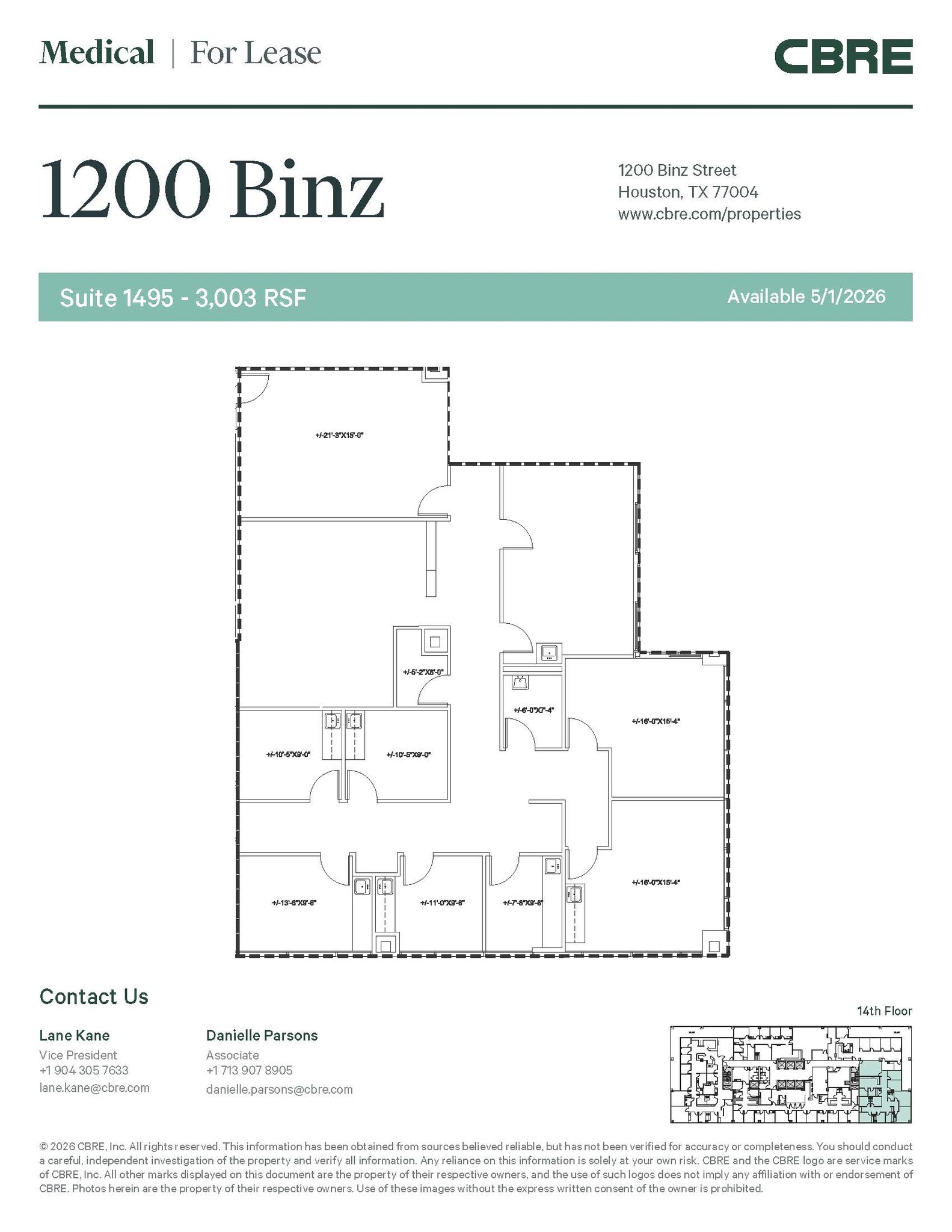 1200 Binz St, Houston, TX à louer Photo intérieure– Image 1 sur 1
