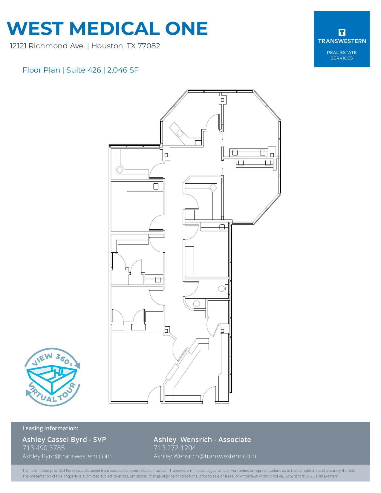 12121 Richmond Ave, Houston, TX à louer Plan d’étage– Image 1 sur 1