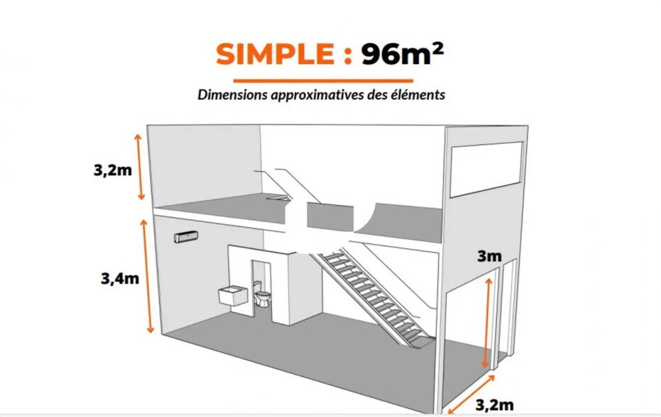 Local d’activités dans Chauconin-Neufmontiers à louer - Plan d’étage – Image 3 sur 3