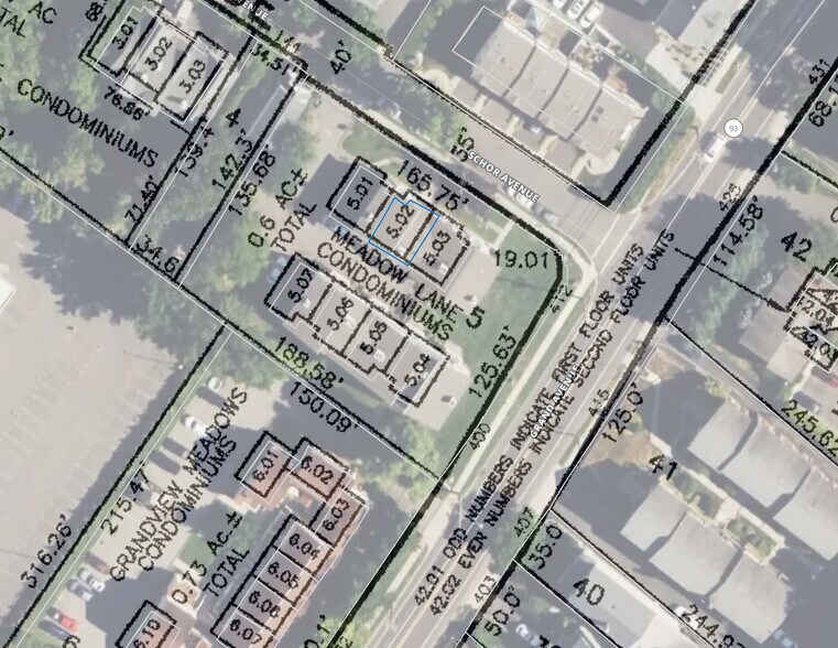 412 Grand Ave, Leonia, NJ à vendre - Plan cadastral – Image 2 sur 8