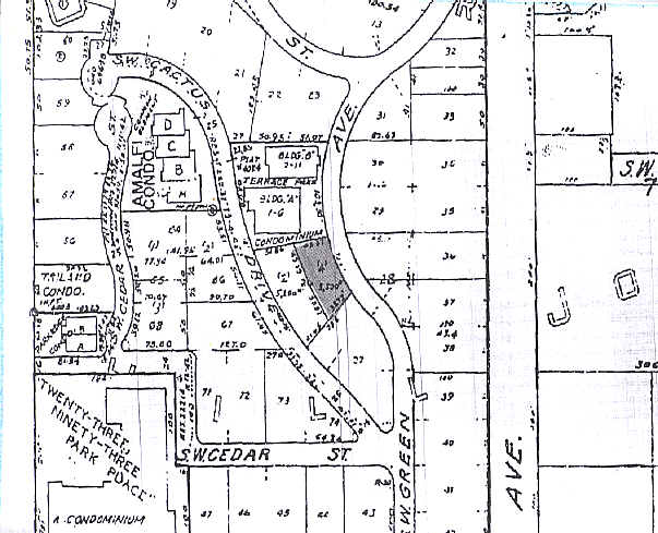 839 SW Green Ave, Portland, OR à vendre - Plan cadastral – Image 2 sur 3