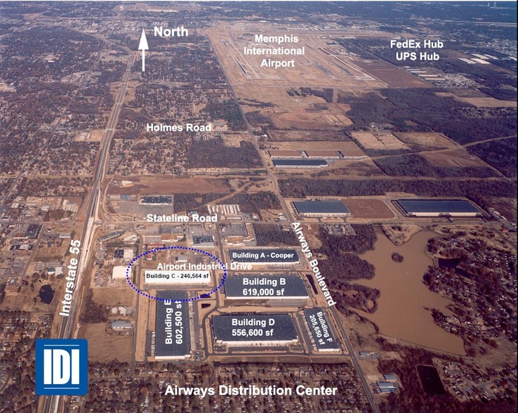 481 Airport Industrial Dr, Southaven, MS à louer - Aérien – Image 3 sur 6