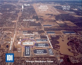 481 Airport Industrial Dr, Southaven, MS - VUE AÉRIENNE  vue de carte
